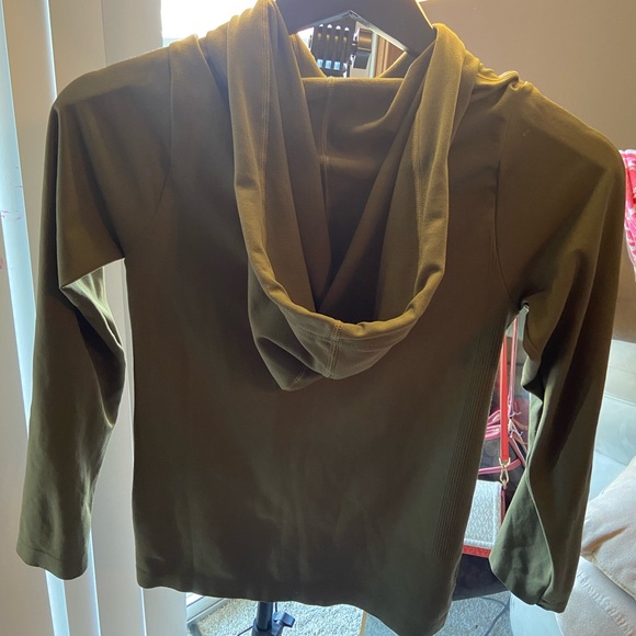 Green Olive Tracksuit Zip Up Jacket - Picture 2 of 2